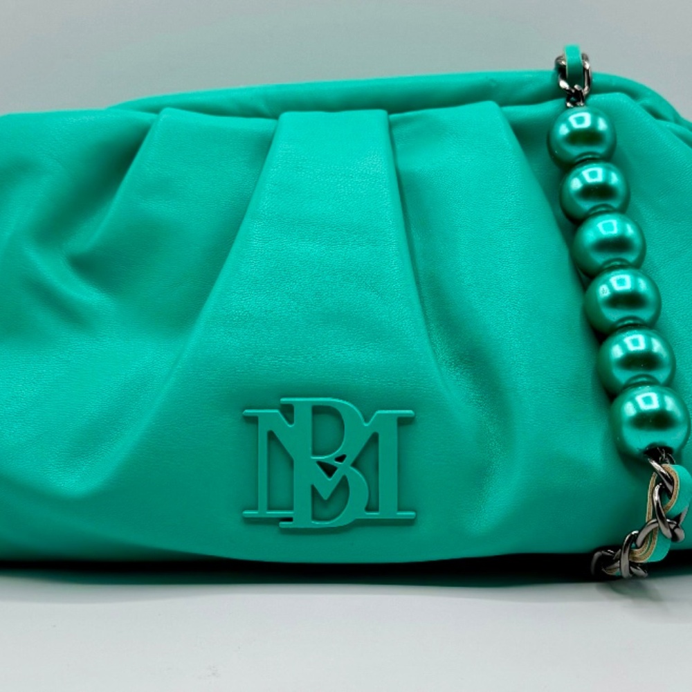 Badgley Mischka Clutch with Pearls